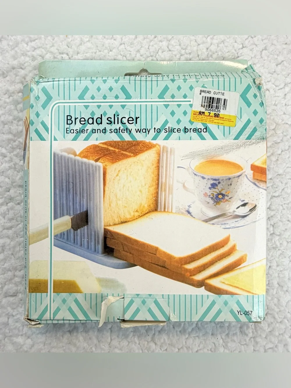 (NIB) White Bread Slicer Guide, OS